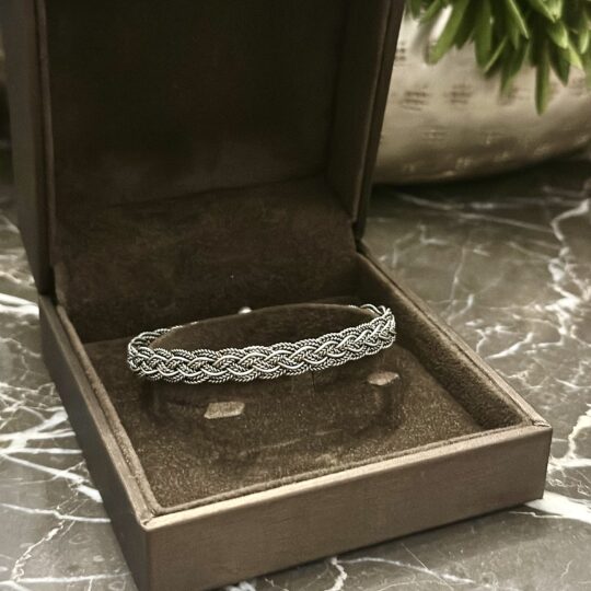 MARDİN İŞİ ÖRGÜ GÜMÜŞ BİLEKLİK