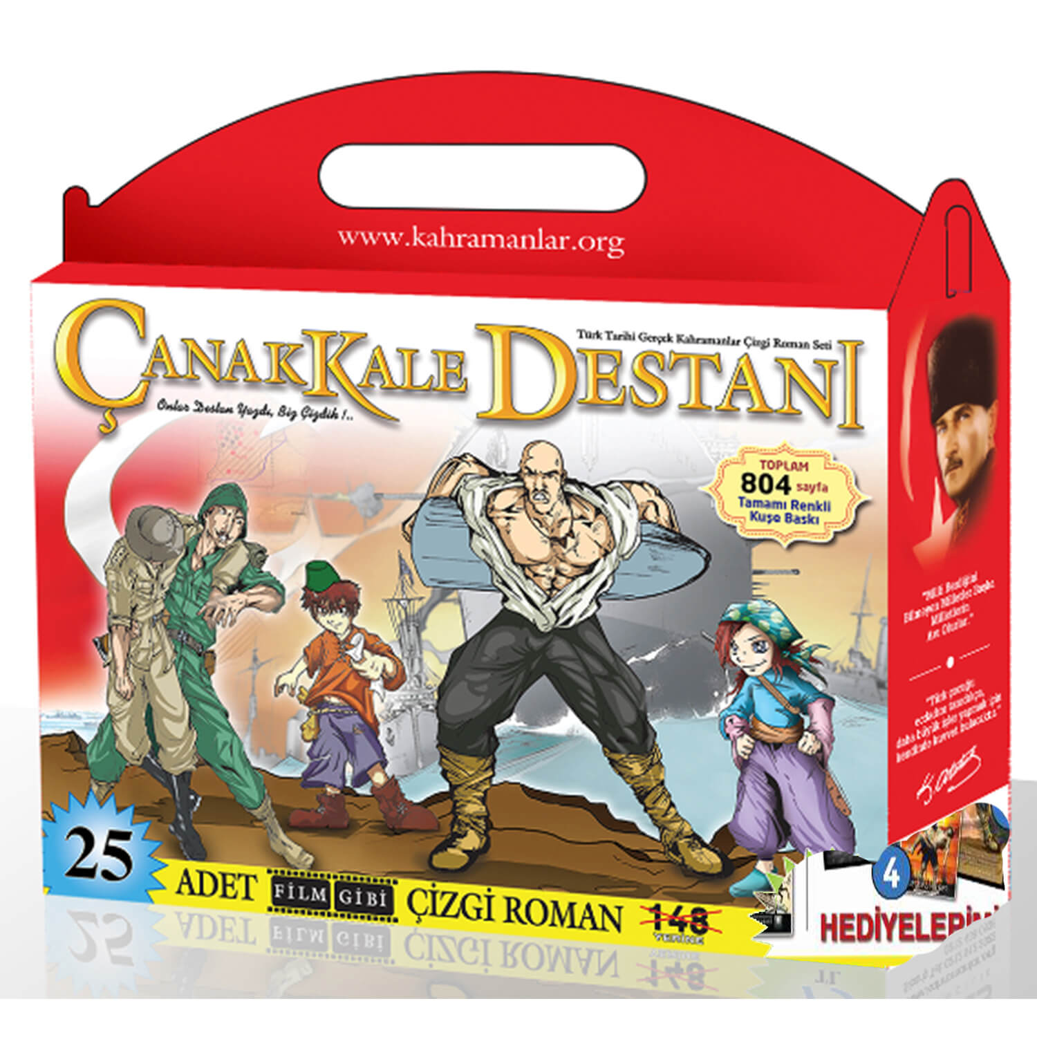 Askıda Kitap - Çanakkale Destanı 25'Lİ Set